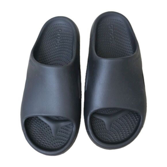 Crocs Mellow Recovery Slide Sandals Black Black Womens Size 11  Men’s Size 9